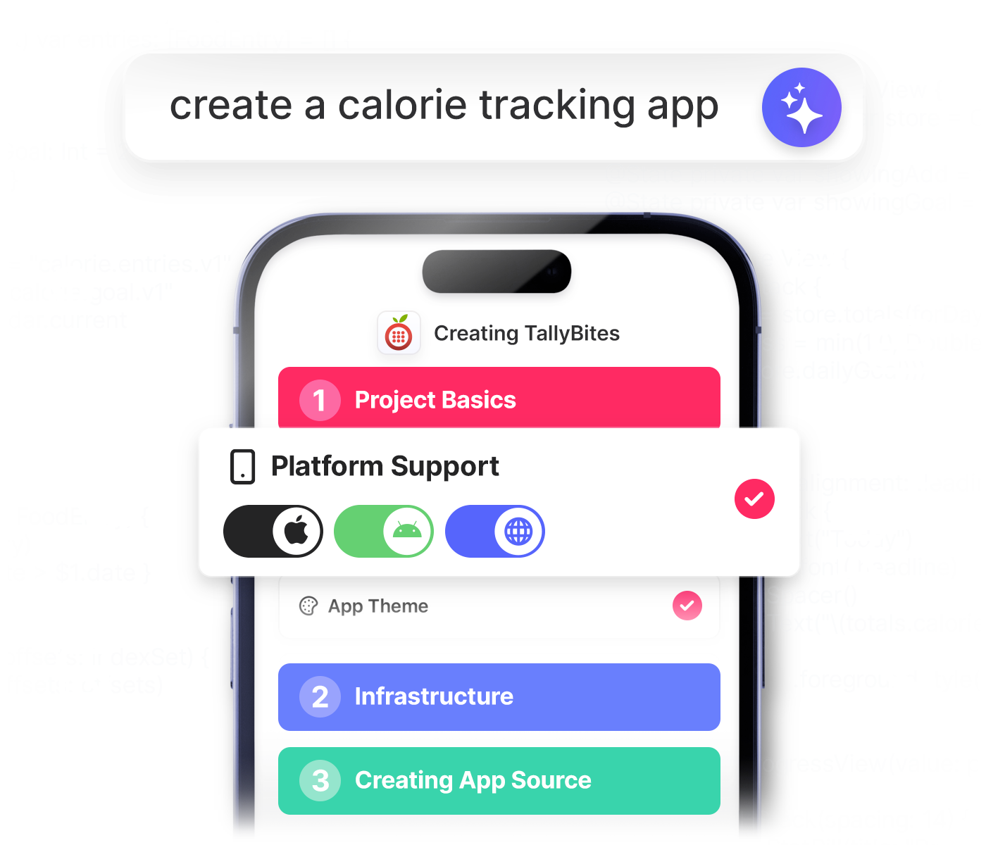 AI Self-Service Native App Builder