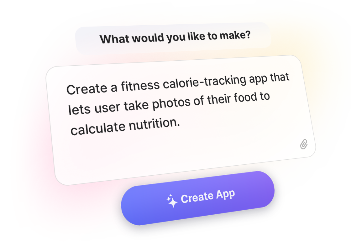 Describe your app idea in simple terms using a text prompt